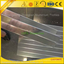 Mirror Polished Aluminium Extrusion Profile for Bathroom Decoration